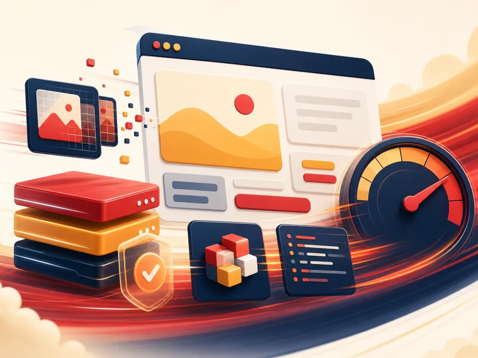 تصویر افزایش سرعت سایت وردپرسی و بهبود Core Web Vitals
